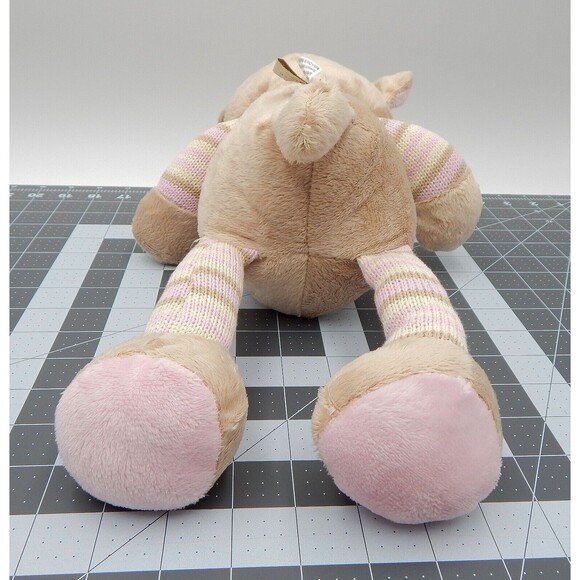 Maison Chic Teddy Bear Plush Stuffed Animal Knitted Arms Legs 14 Inch - Picture 6 of 12